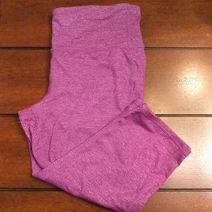 Athleta Purple crop leggings